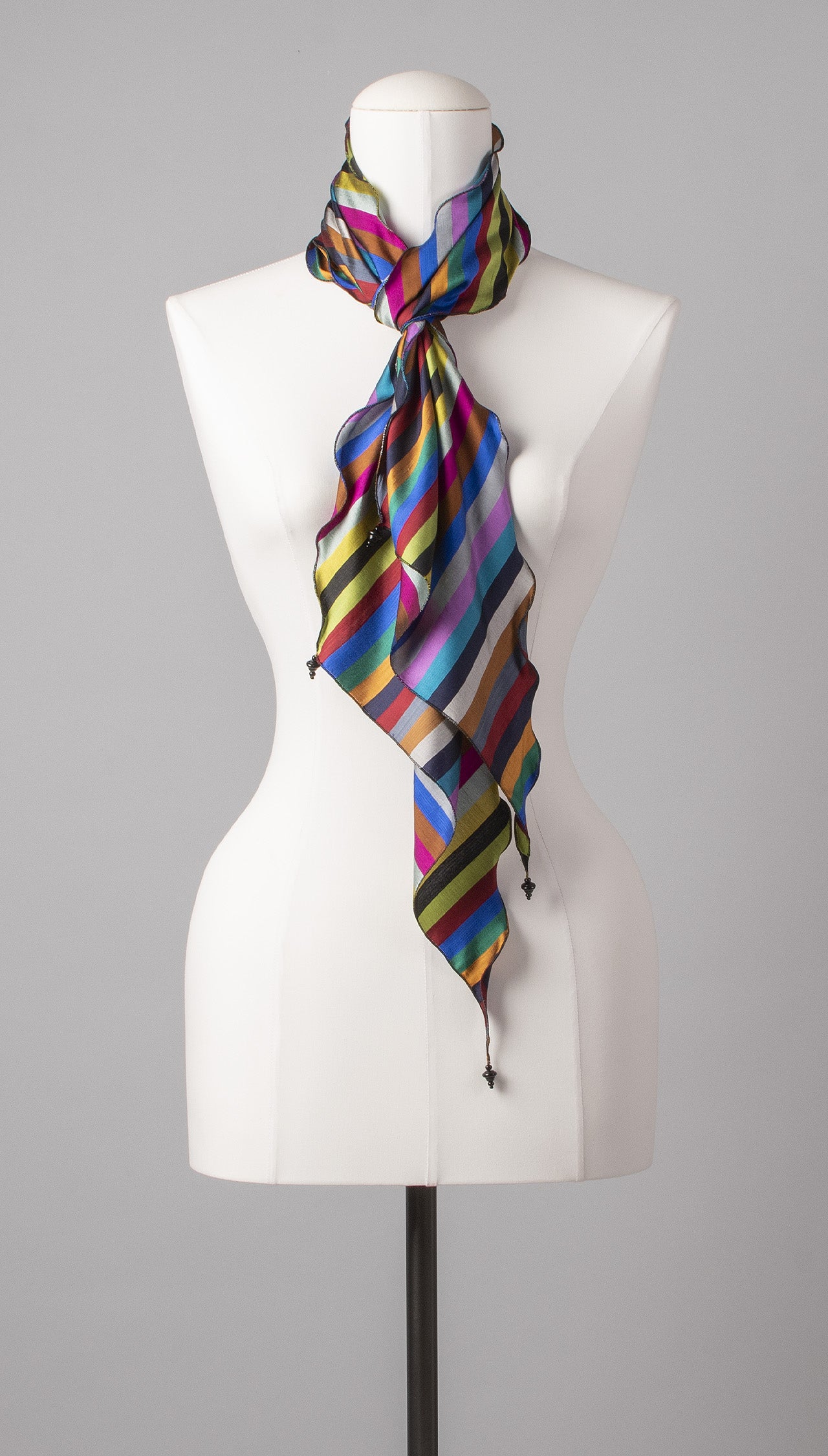 Seidenschal | Damenschal "Stripes 'n Waves"