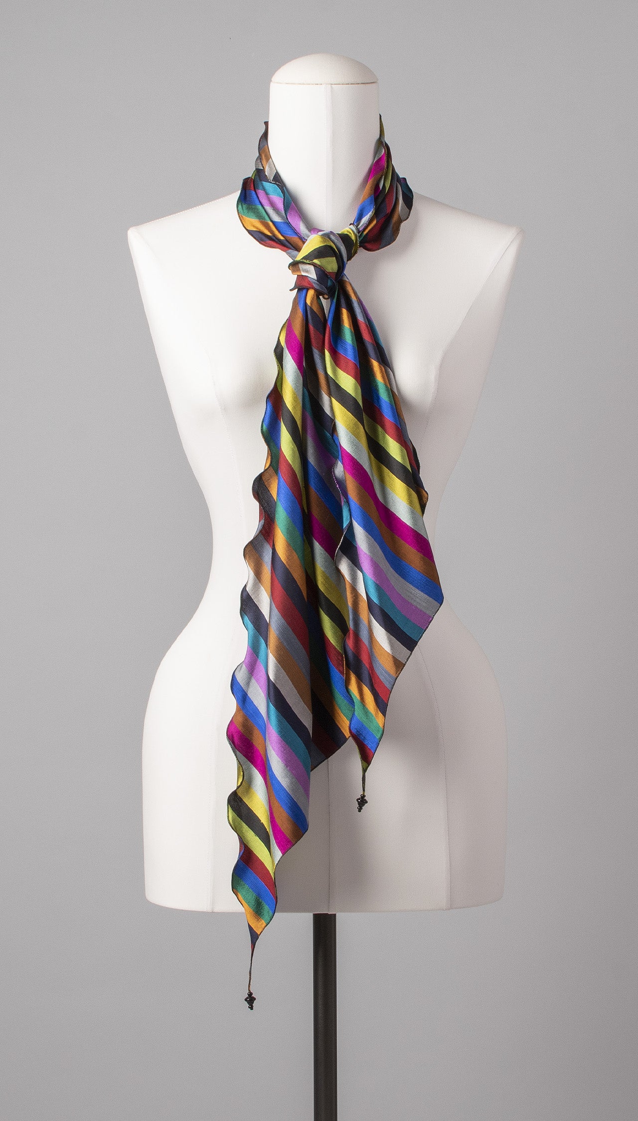 Seidenschal | Damenschal "Stripes 'n Waves"