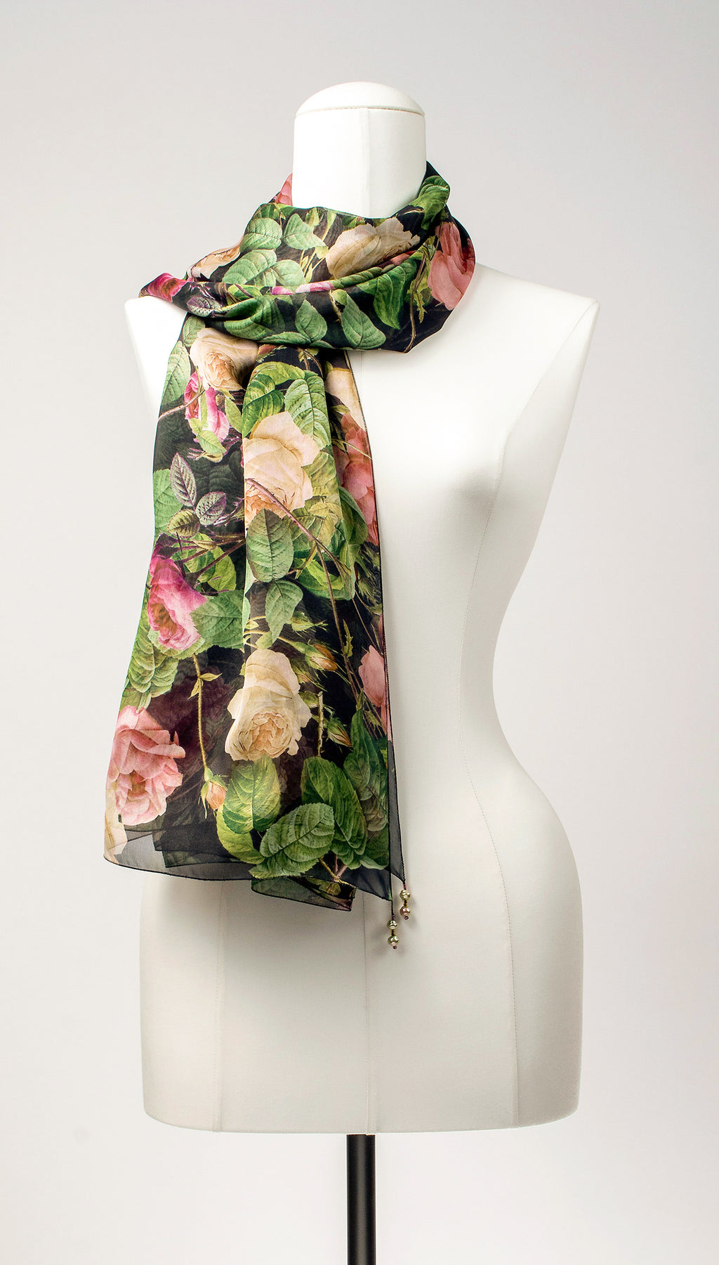 Seidentuch | Seidenschal "English Roses"