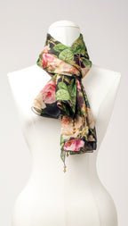 Seidentuch | Seidenschal "English Roses"