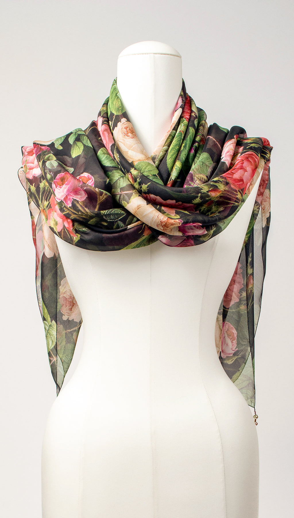 Seidentuch | Seidenschal "English Roses"