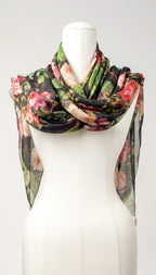 Seidentuch | Seidenschal "English Roses"