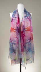 Seidentuch | Seidenschal "Flower Shadows"