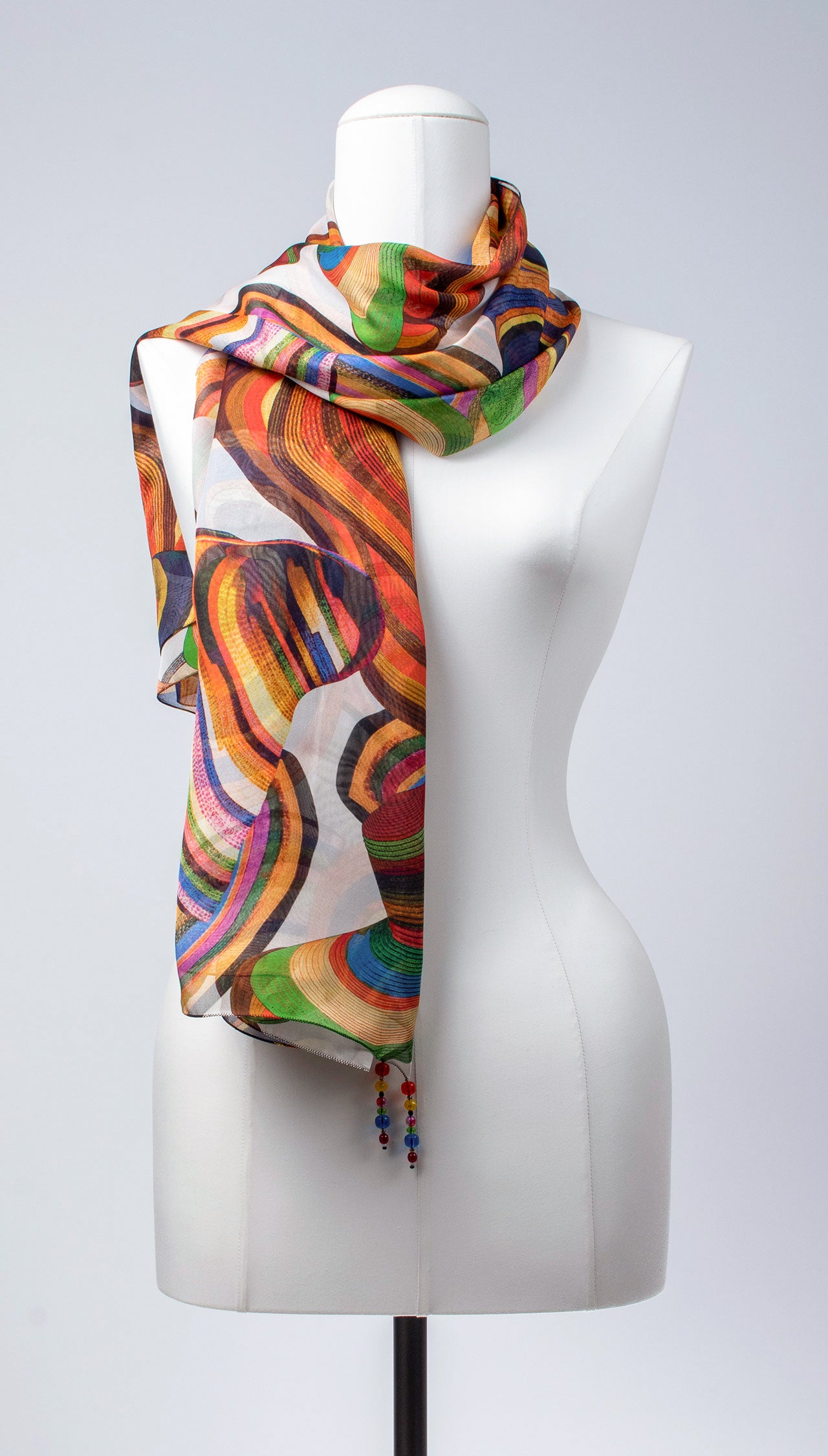 Seidentuch | Seidenschal "Funny Sombreros"