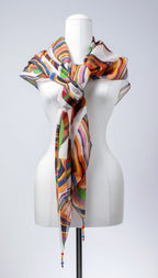 Seidentuch | Seidenschal "Funny Sombreros"