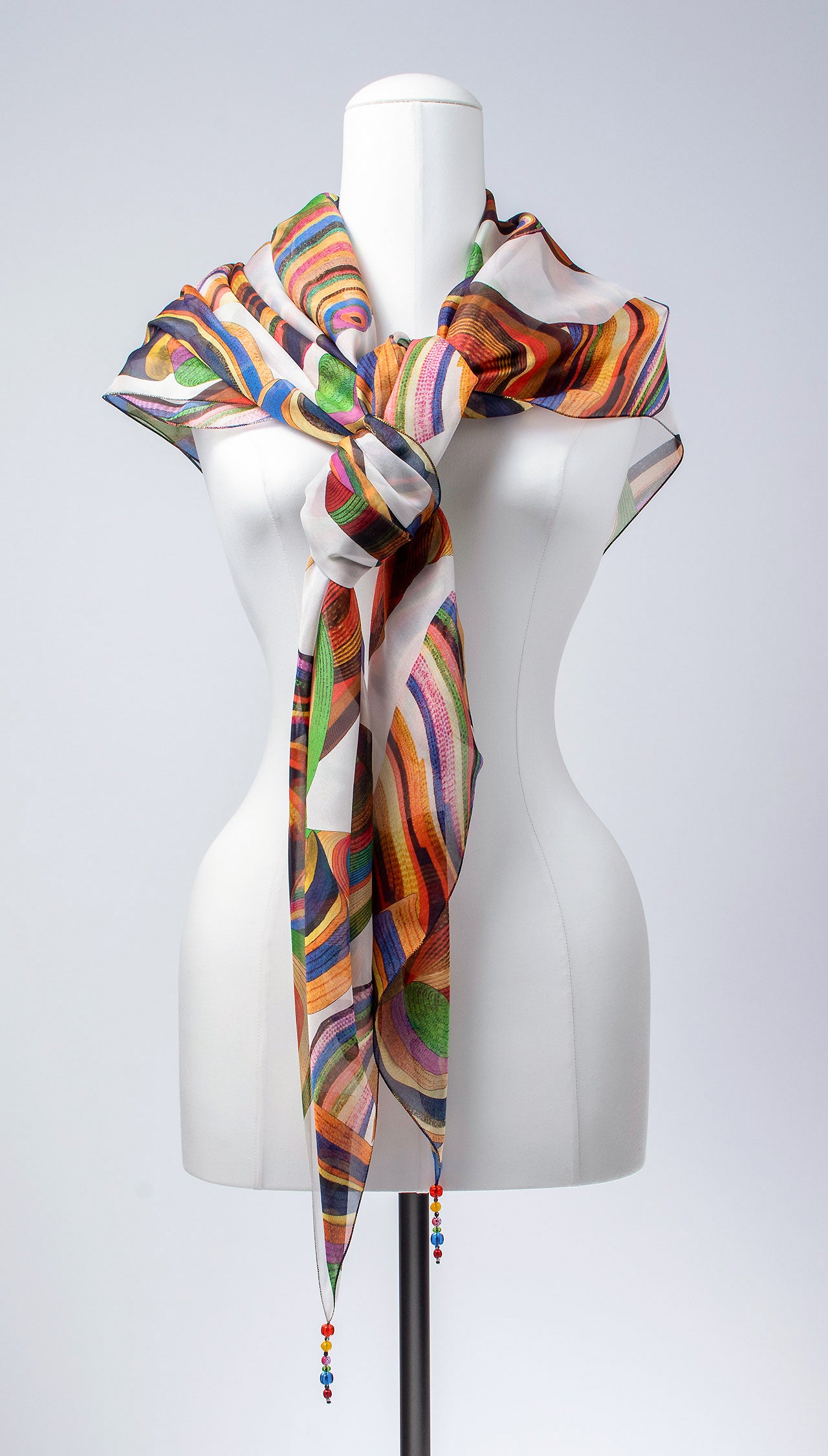 Seidentuch | Seidenschal "Funny Sombreros"