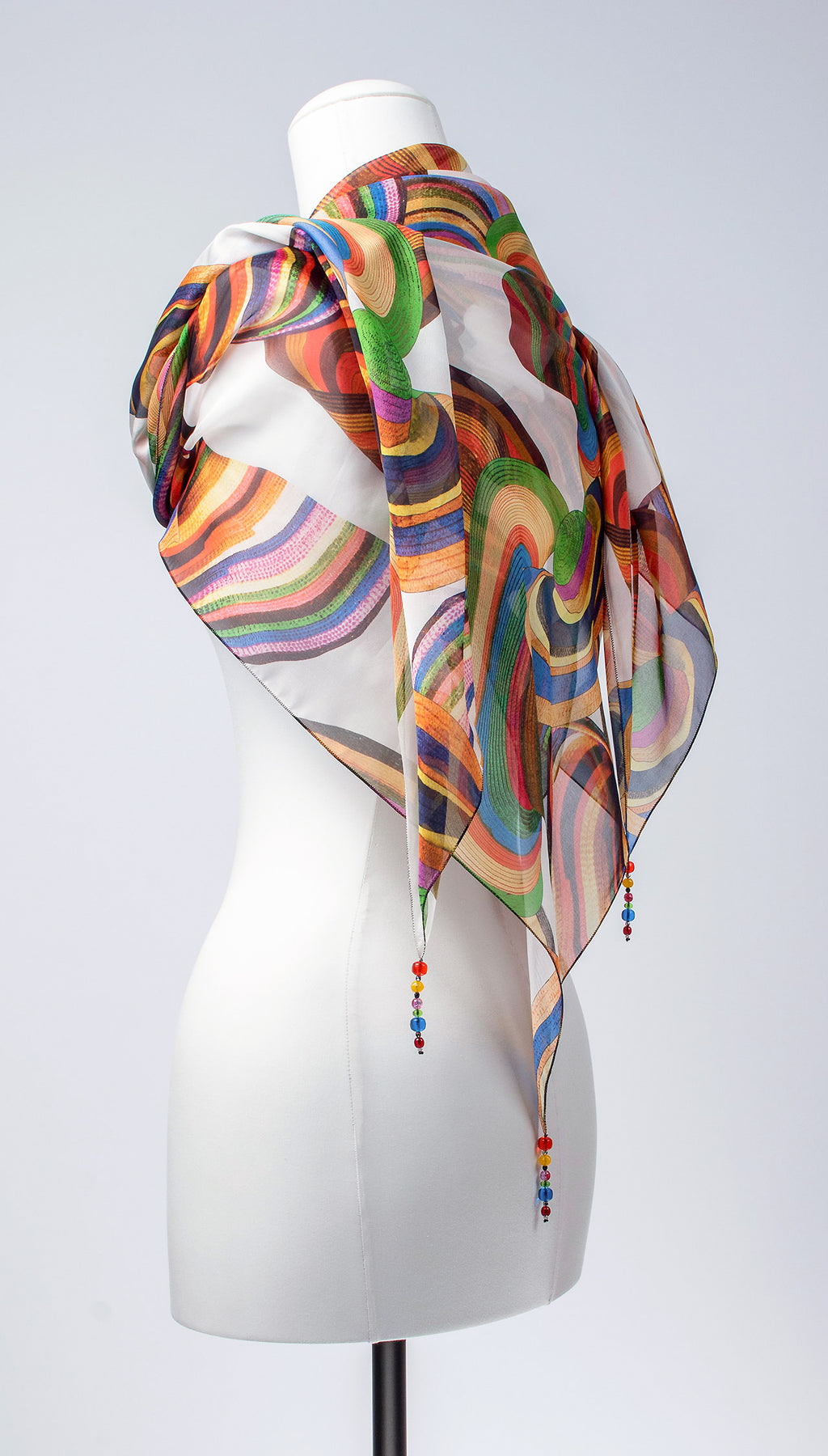 Seidentuch | Seidenschal "Funny Sombreros"