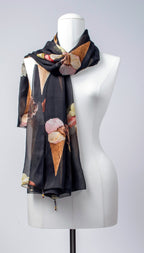 Seidentuch | Seidenschal "Gelato"