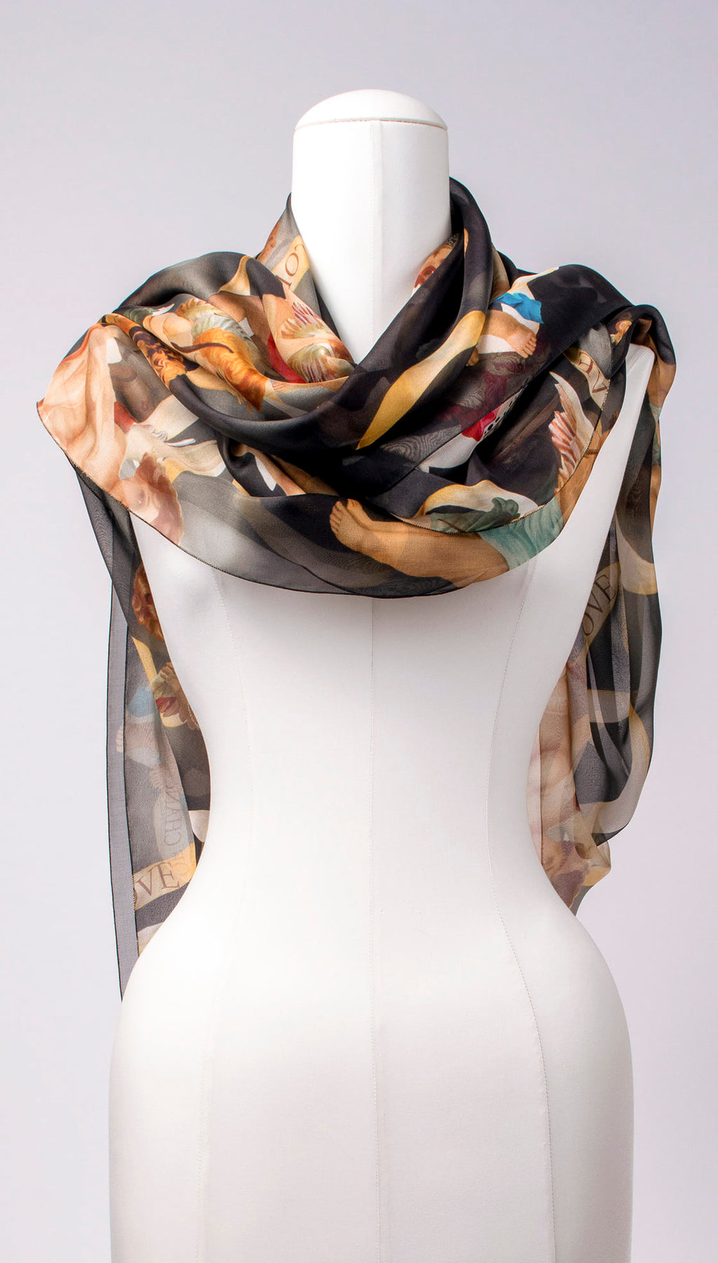 Seidentuch | Seidenschal "Guardian Angels"