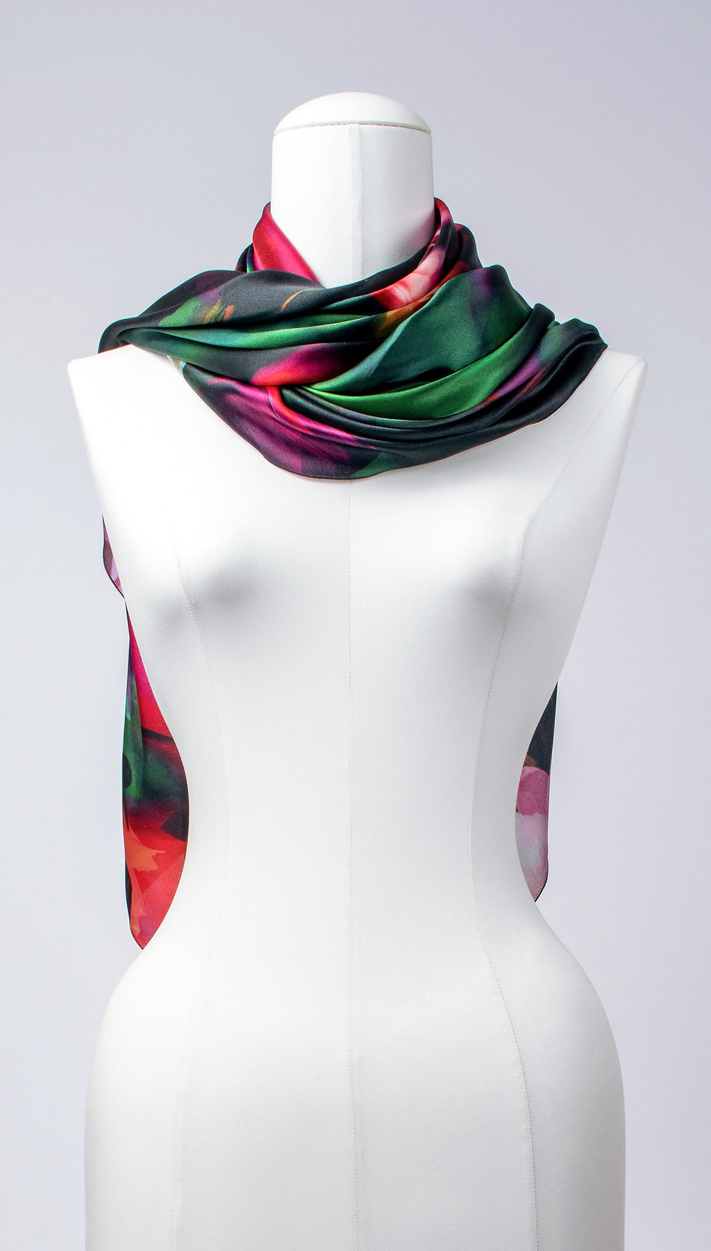 Seidentuch | Seidenschal "Magic Tulips"