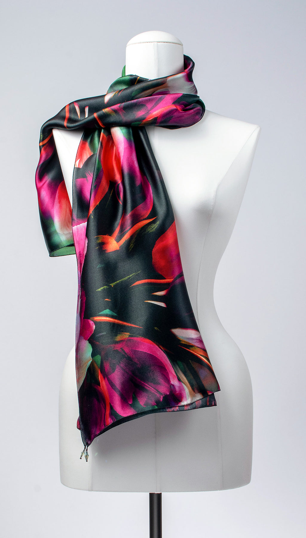 Seidentuch | Seidenschal "Magic Tulips"