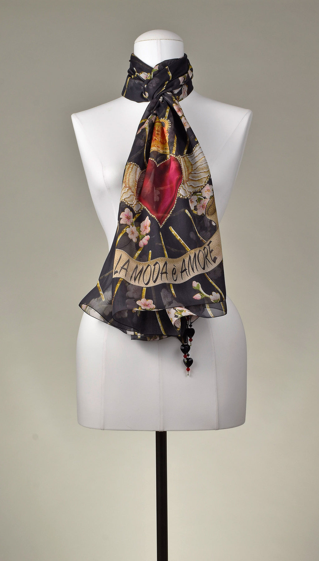 Seidentuch | Seidenschal "La Moda e Amore"