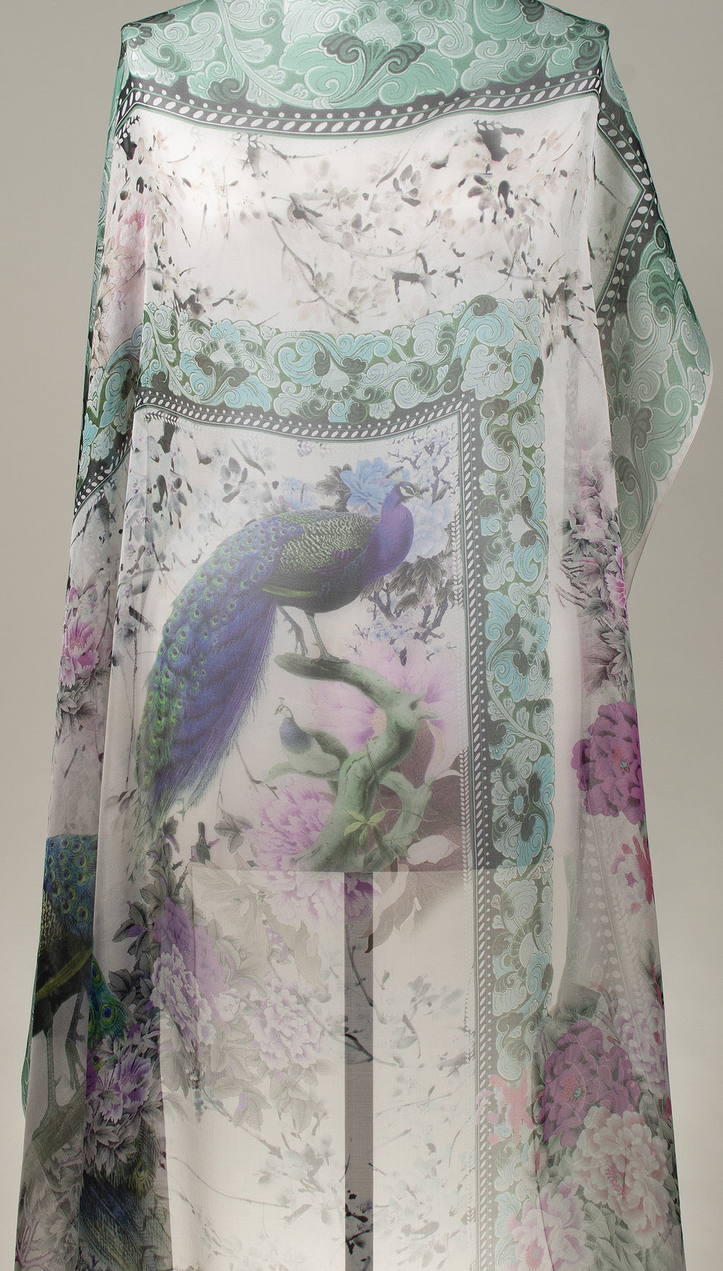 Seidentuch | Seidenschal "Peacock"