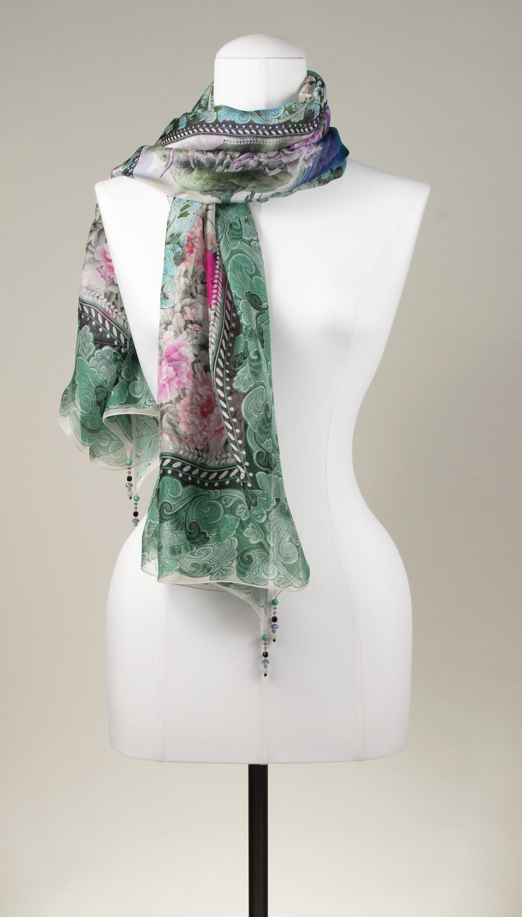 Seidentuch | Seidenschal "Peacock"