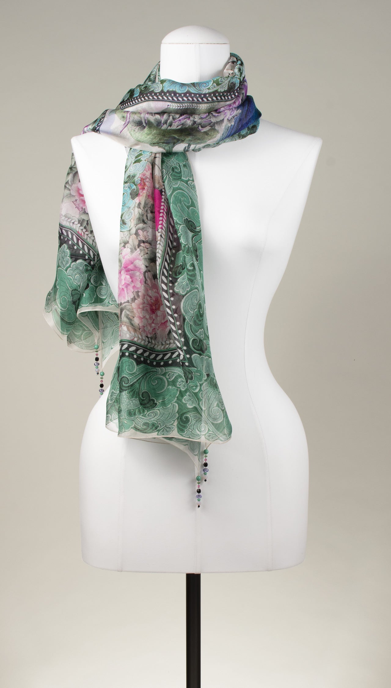 Seidentuch | Seidenschal "Peacock"