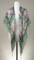 Seidentuch | Seidenschal "Peacock"