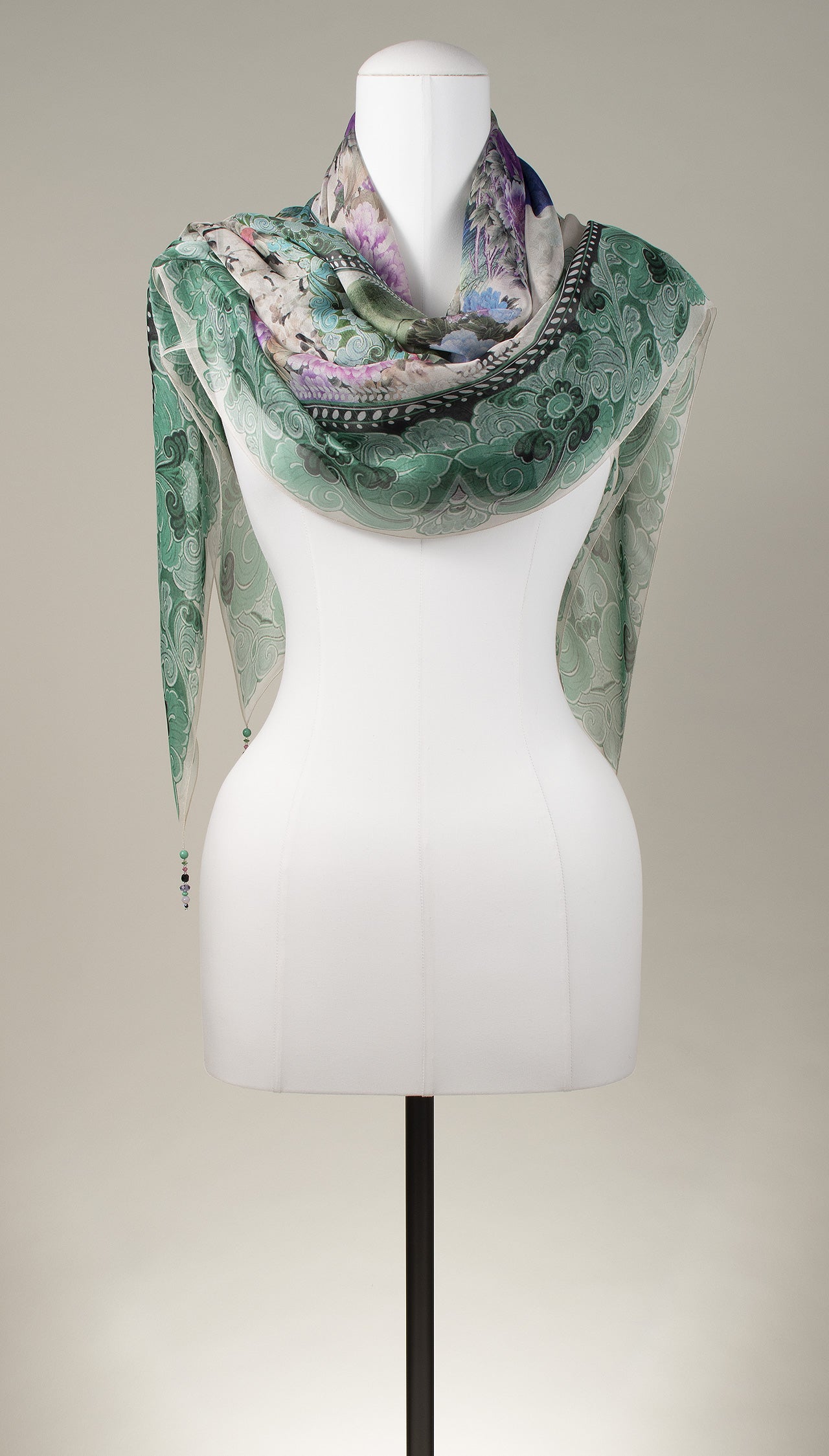 Seidentuch | Seidenschal "Peacock"