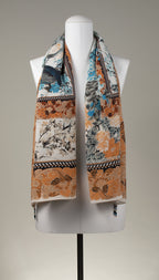 Seidentuch | Seidenschal "Peacock No. 2"