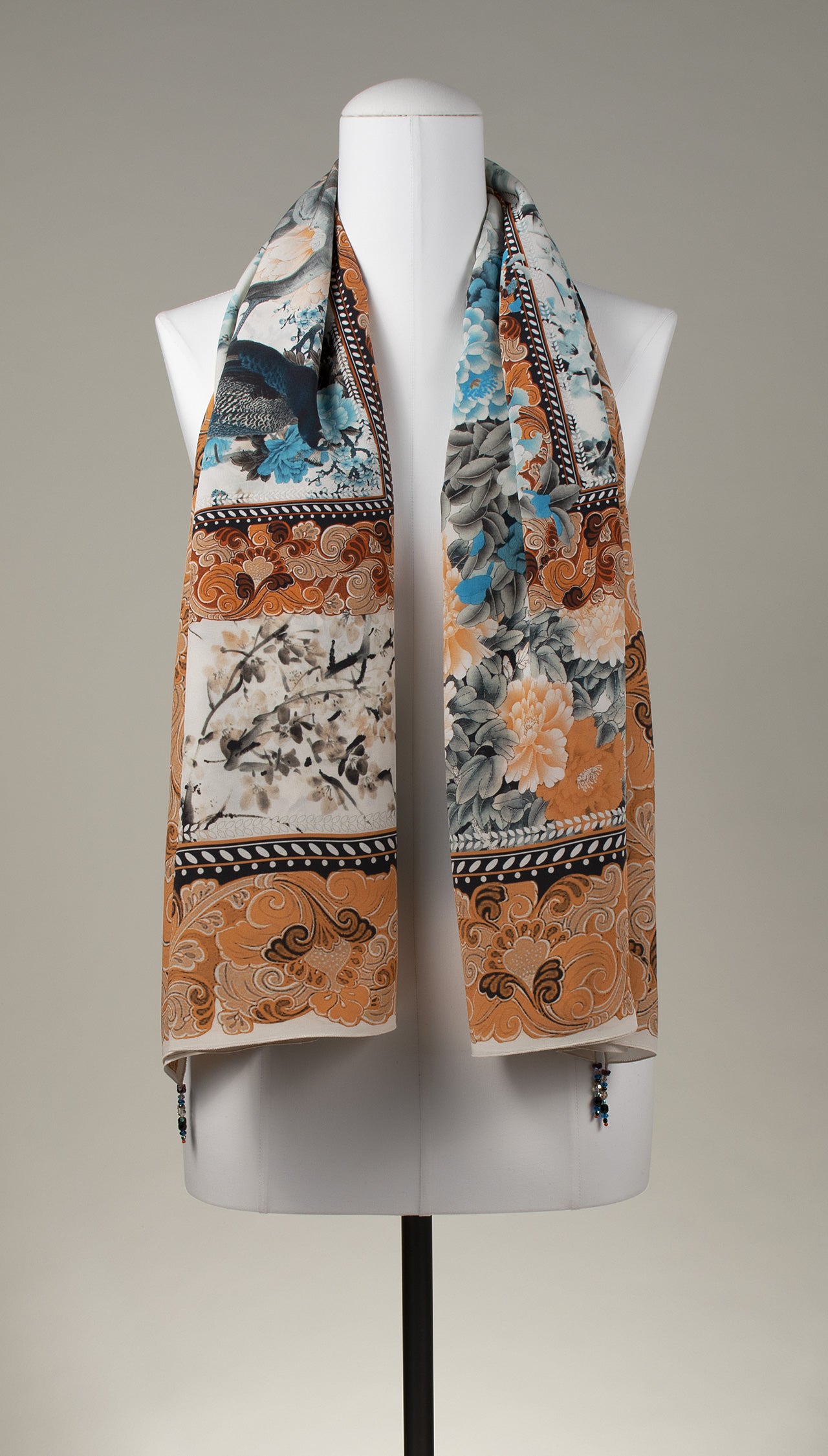 Seidentuch | Seidenschal "Peacock No. 2"