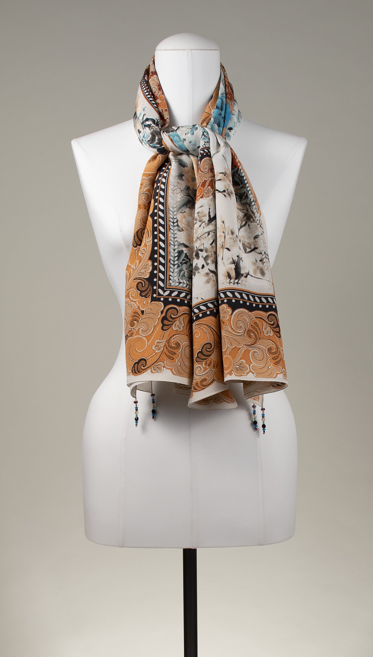 Seidentuch | Seidenschal "Peacock No. 2"