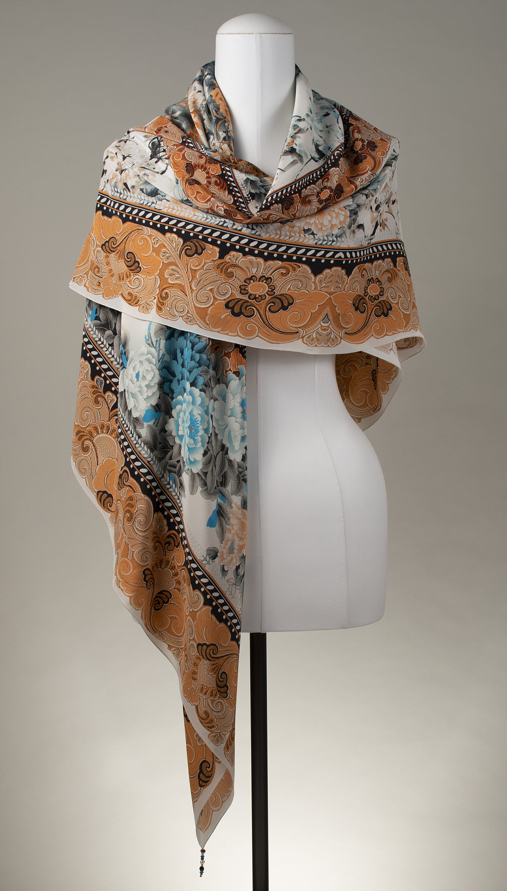 Seidentuch | Seidenschal "Peacock No. 2"