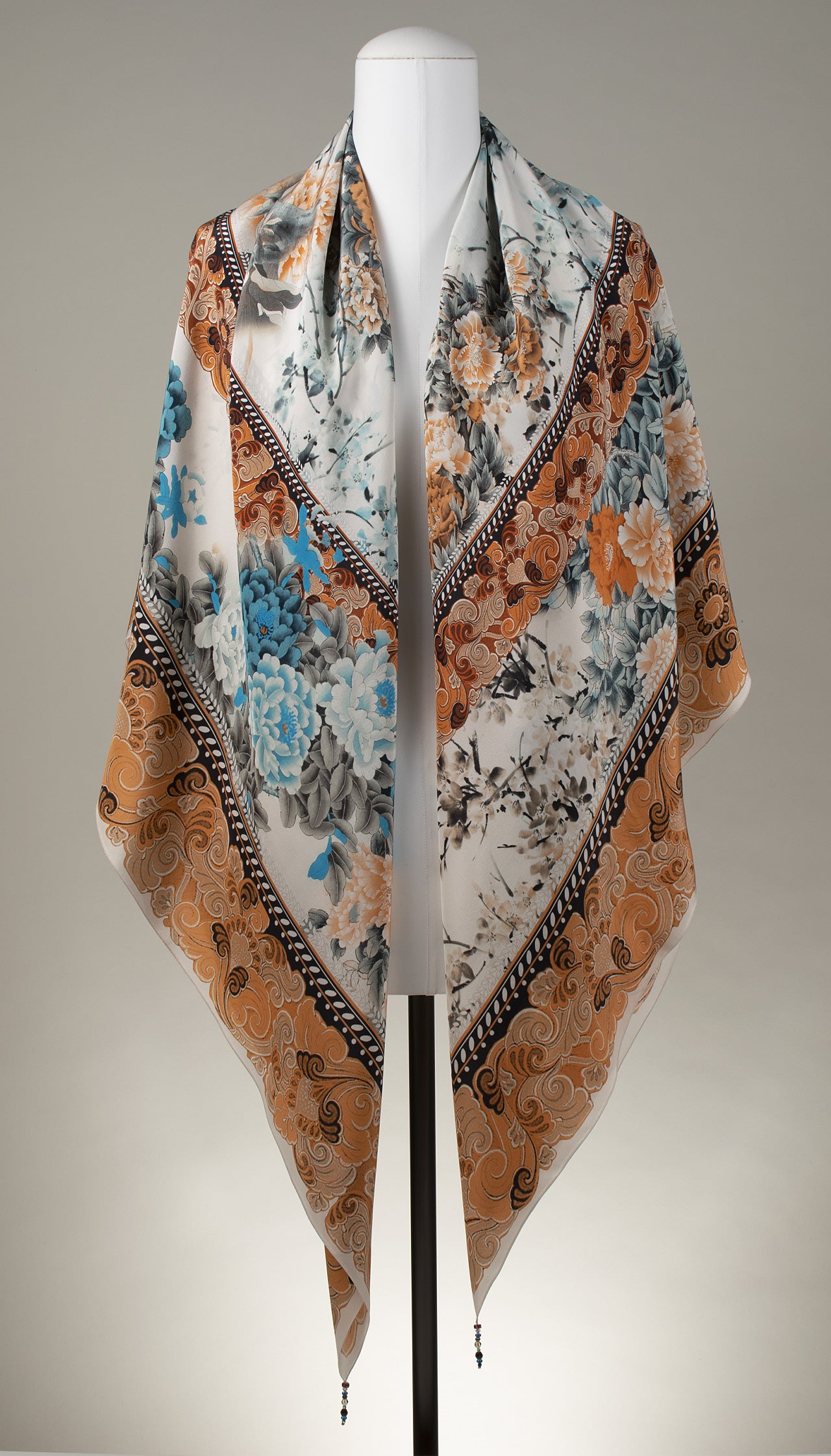 Seidentuch | Seidenschal "Peacock No. 2"