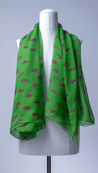 Seidentuch | Seidenschal "Purplefish"