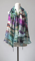 Seidentuch | Seidenschal "Pixel Shades"