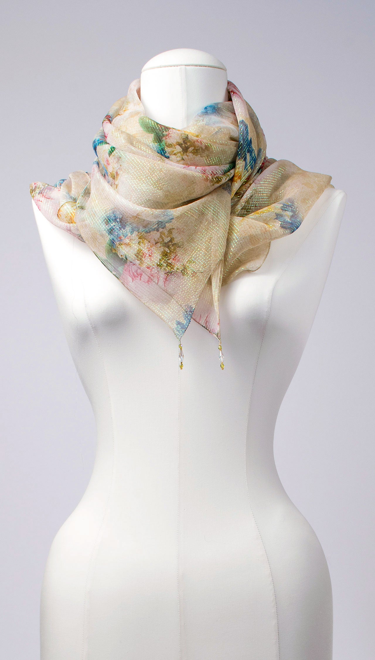 Seidentuch | Seidenschal "Tender Blossoms"