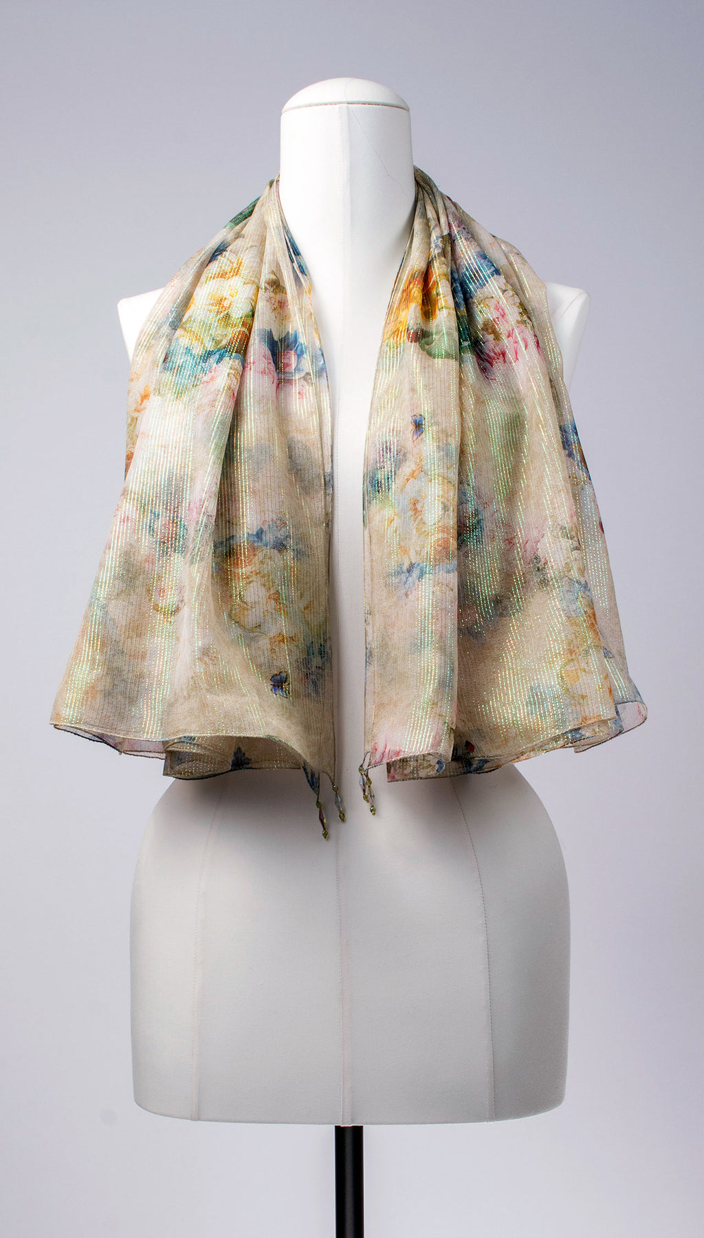 Seidentuch | Seidenschal "Tender Blossoms"