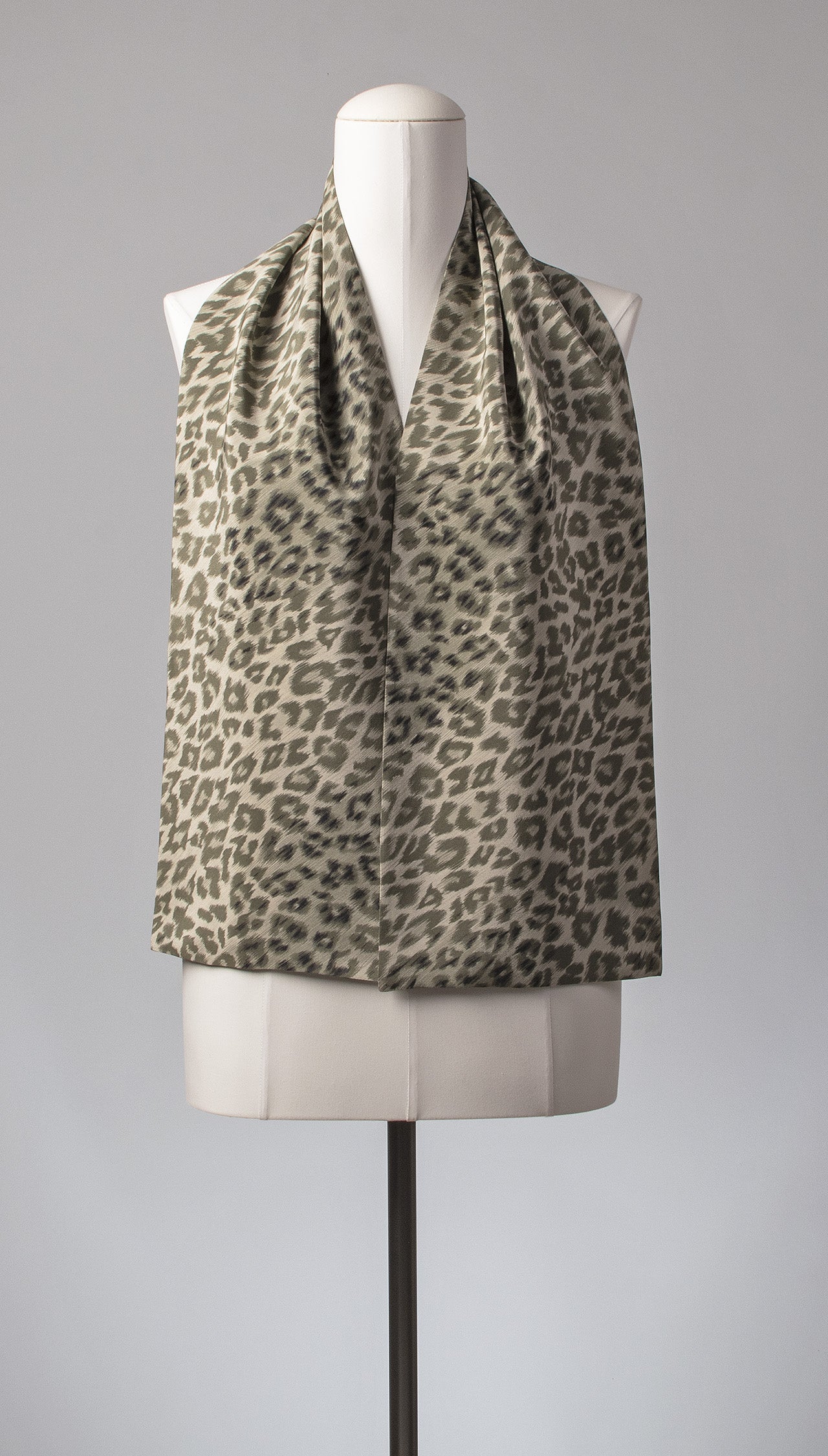 Seidenschal | Damenschal "Leo Khaki"