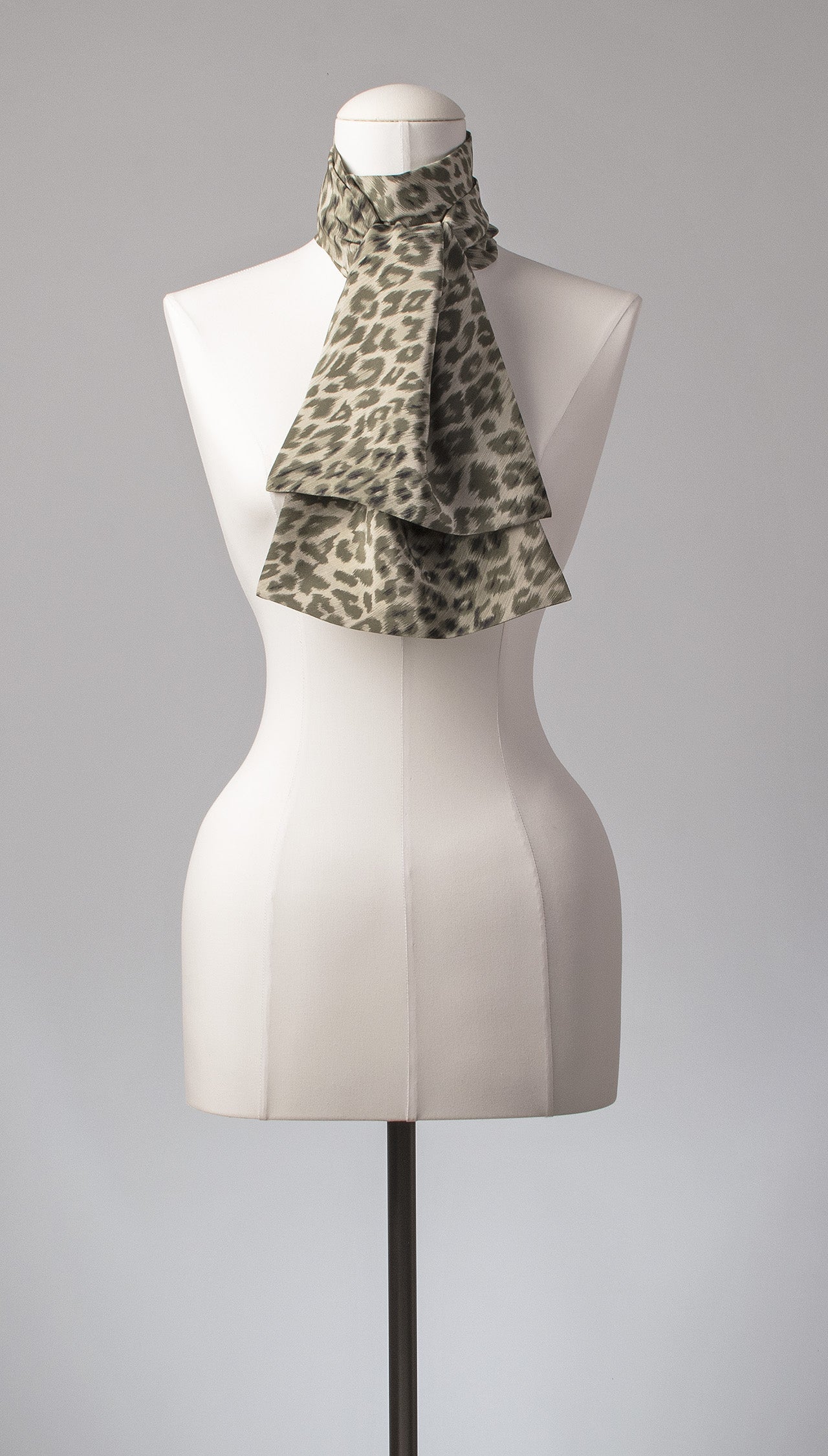 Seidenschal | Damenschal "Leo Khaki"